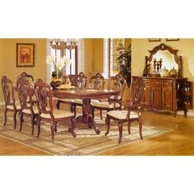 Rectangular Extension Eleven Piece Dining Set