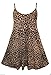 ZJ Clothes Womens Ladies Long Printed Bang Camouflage Rose Skull Leopard Swing Cami Dress