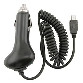 Car Charger for Creative Zen Vision V Plus, Black by eforcity