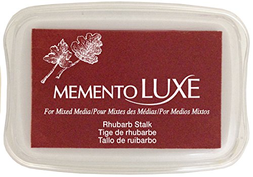 Tsukineko Memento Luxe Mixed Media Inkpad, Rhubarb Stalk