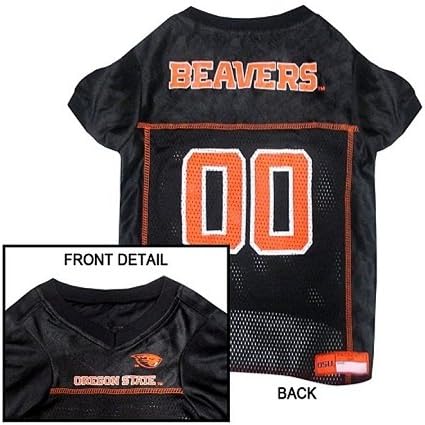 Mirage Pet Products Oregon State Beavers Jersey for Dogs and Cats, Large