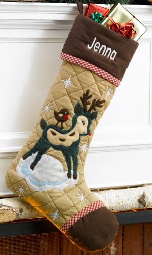 Christmas Stocking Cabin Series Reindeer