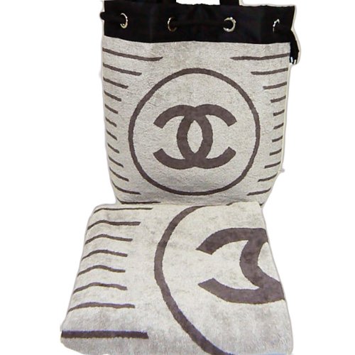 (シャネル)CHANEL A54287 キャリーバック付きビーチタオル 並行輸入品 (ブラウン) [ウェア&シューズ]