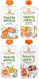 Happy Baby Organic Baby Food Stage 3 Hearty Meals Variety Pack, 4 oz Pouches, 16-Count