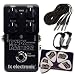 TC Electronic Dark Matter Distortion Guitar Effects Pedal Bundle with Two Patch Cables, Two 10-Inch Instrument Cables, and Pick Card