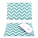 TopCase Polka Dot Design Red USB Optical Wireless Mouse for Macbook (pro , air) and All Laptop + TopCase Designed Chevron Mouse Pad