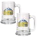 Denver Nuggets NBA 2pc 15oz Glass Tankard Set - Primary Logo by Great American Products