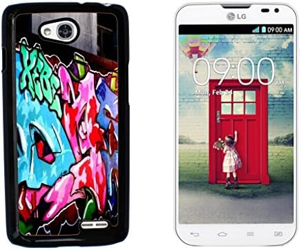 Graffiti art style Pattern Hard Plastic and Aluminum Back Case for LG Optimus L90