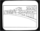 Decorated Mouse Pad with "black and white", Caribbean, Cuba, sand, structure, building, beach