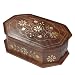 Cadeau Noel Boite Bois Ecrin Bijoux Indien Fille