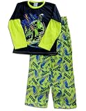 Carters Watch The Wear - Boys Long Sleeve Skate Pajamas, Navy, Lime