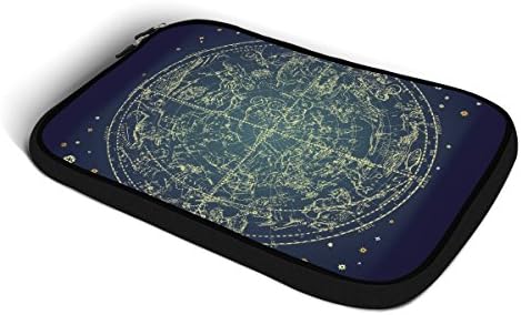 Neoprene Zipper Case For Apple iPad Mini 1 & 2 - Stars Constellations Map Designer Case
