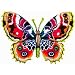 Painted Lady Shaped Butterfly Jigsaw Puzzle by Marcia Perry 1000pc