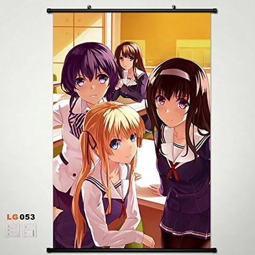 Home Decor Anime How to Raise a Boring Girlfriend Tomoya Aki Wall Scroll Poster Fabric Painting 23.6*31.5 inch N1 53