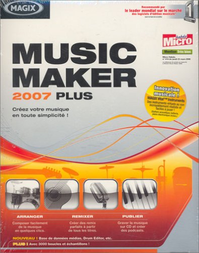 MAGIX Music Maker 2007 Plus - Ensemble complet - 1 utilisateur - Win - français