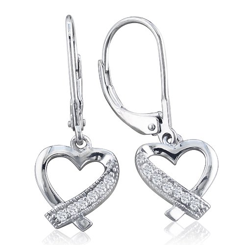 Diamond Heart Dangle 