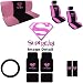 Supergirl Shield DC Comics Auto Accessories Interior Combo Kit Gift Set - 15PC