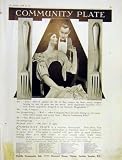 ADVERT COMMUNITY PLATE SILVER ONEIDA CANTEEN PRINT 1914
