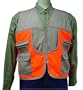 Allen Company Orange Blaze Trim Upland Vest (Tan/Blaze, X-Large)