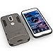 Moto G4 Case, Moto G4 Plus Case, Moto G (4th Gen.) case CoverON [Shadow Armor Series] Hard Slim Hybrid Kickstand Phone Cover for Motorola Moto G4 Plus Moto G4 Moto G (4th Gen.)- Gunmetal Grey