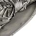 Bestimulus Satin Rose Flower Bed Sofa Square Pillow Cushion Pillowcase Case Cover Rose Flowers 16.5''x15.5'' Decorative (Gray)