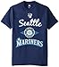 MLB Seattle Mariners Men's 58T Tee, Navy, Large