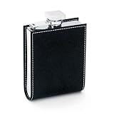 Leather Square Flask