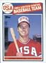 1985 Topps Mark McGwire Baseball Rookie Card In Protective Display Case