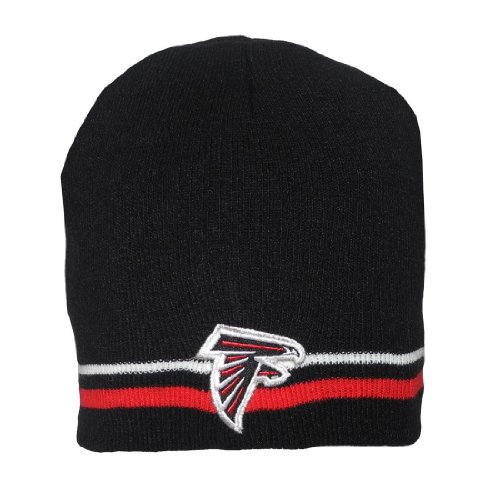 Adult NFL Atlanta Falcons Warm Ski & Skate Beanie / Winter Hat - One Size Fits All - Black