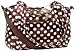 Kids Line Satin City Dot Carryall Diaper Bag, Chocolate