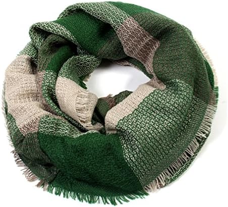 Scarfand's Mixed Infinity Brick Scarf (Block Green)