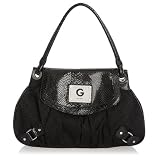 G by GUESS Royal G Half Flap Bag, BLACK