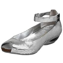 Vince Camuto Women's Lamont Ankle Strap Sandal,Silver,9 M US
