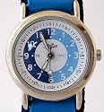 Boys Blue Time Tutor/Teacher Velcro Watch