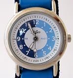 Boys Blue Time Tutor/Teacher Velcro Watch