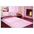 Soft Pl�sch Teppich 140 x 70 cm in WEISS - hochwertig, seidenweich, hautfreundlich