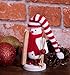 Clever Creations Traditional Christmas Skier Snowman Nutcracker 6