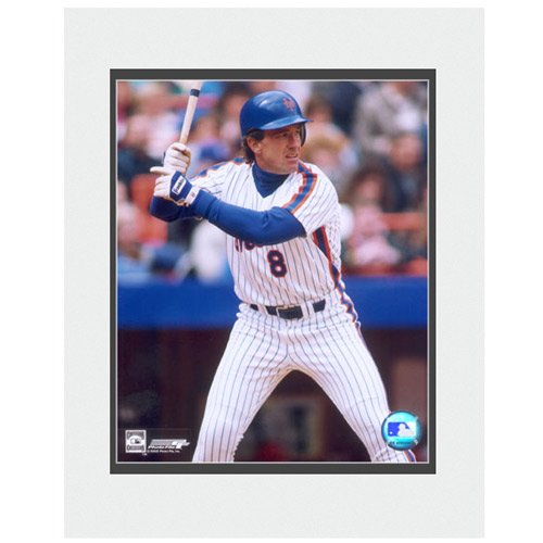 New York Mets Gary Carter Matted Photo By Photo File