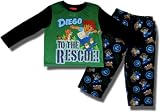 Go Diego Go Vamos, Diego, Vamos long-sleeve, long-leg pajamas for toddlers in Navy Blue/Green