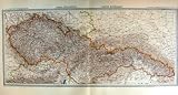 1935 Map Czechoslovakia Mapa Prehledna Carte Generale