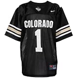 Nike Colorado Buffaloes #1 Youth Replica Football Jersey-Black (Large)