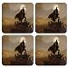 Search : Batman Coasters, (set of 4). Brand New!