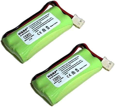 HQRP Phone Battery 2-Pack Compatible with ATT Lucent CL84102 CL84152 CL84202 CL84252 CL84342 Cordless Telephone + Coaster