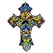 Talavera Detailed Wall Cross / Crucifix, Large, Assorted Colors