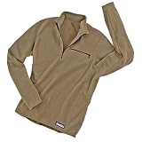 TAIGA Men's Polartec Microfleece Long-sleeved Zip Shirt, Moss, MADE IN CANADA