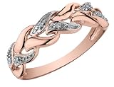 Diamond Ring in 10K Pink Gold