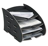 Produkt-Bild: Fellowes 8010601 Earth Briefkorb mit mehreren Ablagen schwarz
