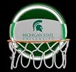 Michigan State Spartans Neon Basketball