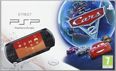 PSP Consola E 1004 Negra + Cars 2