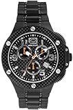 marc ecko E22521G2(クロノグラフ)文字盤ブラックカーボン